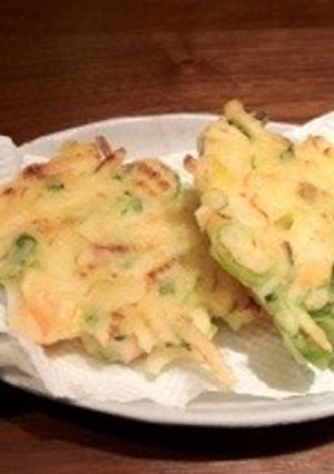 下仁田ネギとエビのかき揚げ-レシピのメイン写真