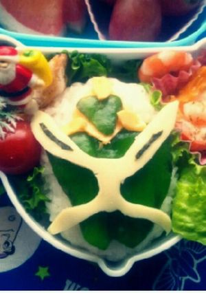 キャラ弁*仮面ライダーウィザードのお弁当-レシピのメイン写真