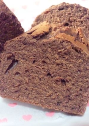 *サラダ油でココアパウンドケーキ*-レシピのメイン写真
