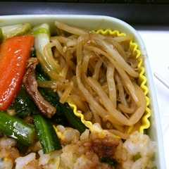 รูปของ お弁当に5分でタレないもやしのお浸し