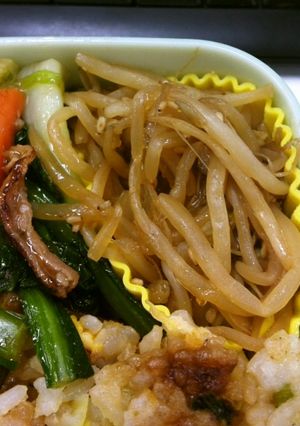 お弁当に5分でタレないもやしのお浸し-レシピのメイン写真