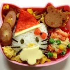 キティーサンタ弁当♡簡単♡-レシピのメイン写真