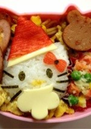 キティーサンタ弁当♡簡単♡-レシピのメイン写真
