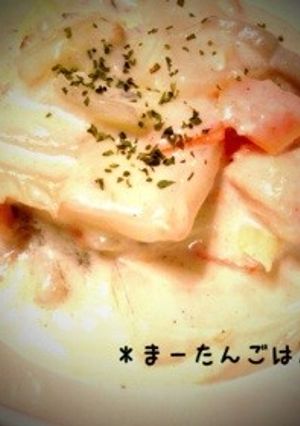 寒い日にピッタリ☆白菜と鮭のクリーム煮-レシピのメイン写真