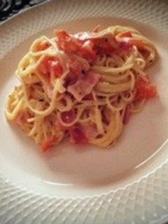 トマトのバジルクリームチーズパスタ*-レシピのメイン写真