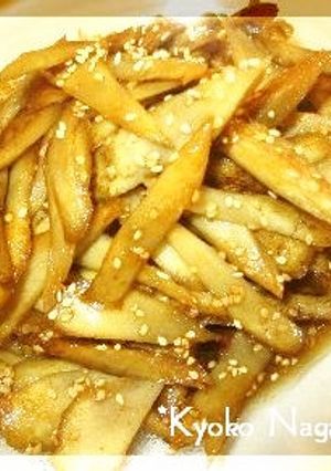 *焼肉のタレで簡単きんぴらごぼう*-レシピのメイン写真