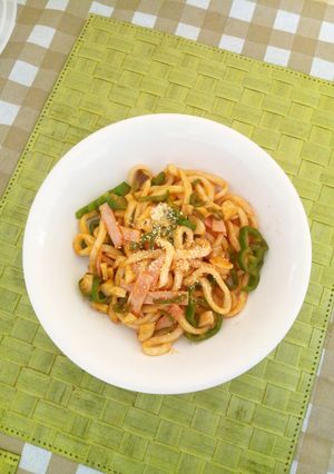 食べごたえ十分☆ナポリタンうどん-レシピのメイン写真