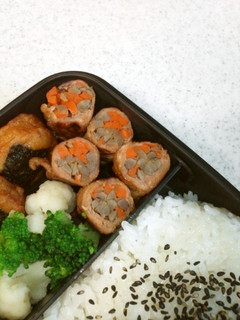 お弁当に♡キンピラごぼうの豚肉巻き-レシピのメイン写真