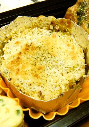 リメイク☆かぼちゃ煮のパン粉焼き-レシピのメイン写真