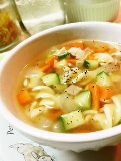 *塩麹で*フジッリの食べるスープ*-レシピのメイン写真