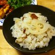 干し梅と蓮根の炊き込みごはん
