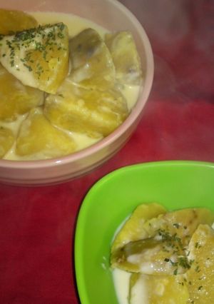 さつま芋のミルク煮(離乳食にも…)-レシピのメイン写真