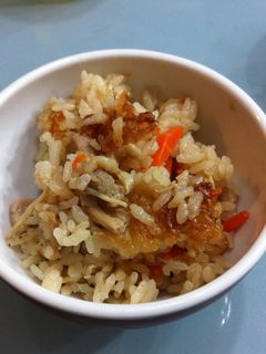 簡単♪えのきと鶏の炊き込みごはん-レシピのメイン写真