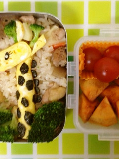 年長さんのお弁当(卵焼きでキリン)-レシピのメイン写真