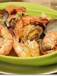 海老とあさりのブイヤベース風レンジ蒸し-レシピのメイン写真