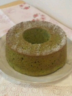 抹茶のシフォンケーキ♪-レシピのメイン写真