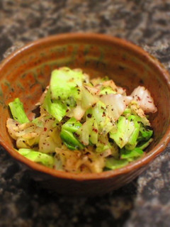 ♪電子レンジで1分!キャベツ浅漬け♪-レシピのメイン写真