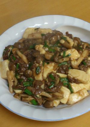 ＊焼肉のタレで豆腐のうま煮-レシピのメイン写真