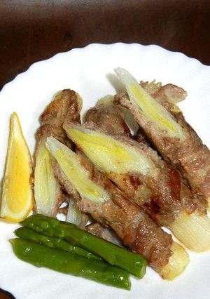 長ネギの豚バラ肉巻き巻き-レシピのメイン写真