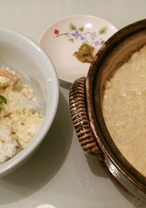 受験生のお夜食に★豆乳ぶっかけご飯-レシピのメイン写真