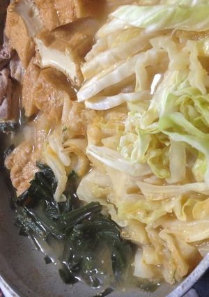 少しのお味噌と少しのキムチでお鍋-レシピのメイン写真