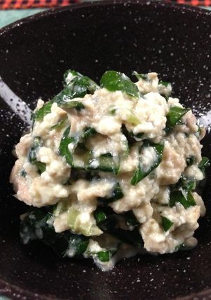 【簡単】沖縄の味 にがなの白あえ-レシピのメイン写真