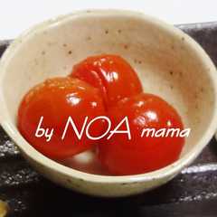 รูปของ プチトマトのガーリック醤油ソテー♡