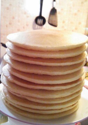 ホエーでもちもちパンケーキ♪-レシピのメイン写真