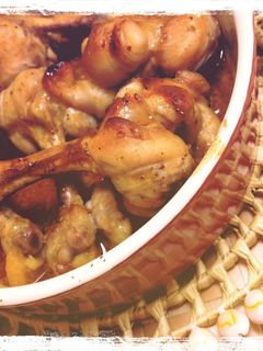 手羽元で簡単ローストチキン☆照り焼き☆-レシピのメイン写真