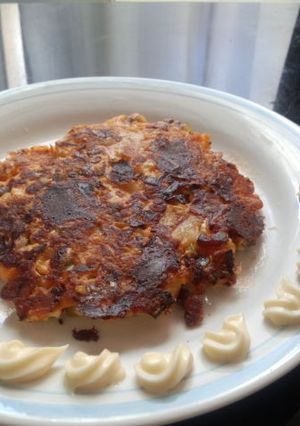 がっつり!!豚キムもちチーズお好み焼き-レシピのメイン写真