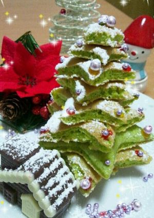 クリスマス★ツリー ケーキ-レシピのメイン写真