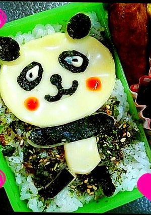 キャラ弁　簡単♡全身パンダ-レシピのメイン写真