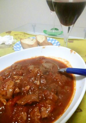 ほったらかし！牛スネ肉の柔らかトマト煮-レシピのメイン写真
