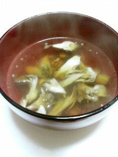 まいたけと豚ひき肉のスープ♪-レシピのメイン写真