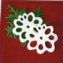 รูปของ 花形蓮根の作り方（飾り蓮根）