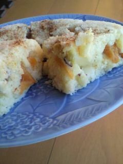柿のレンジ蒸しケーキ-レシピのメイン写真