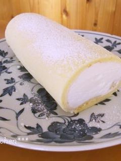 ふわふわ卵別立てロールケーキ-レシピのメイン写真