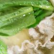 豚ロース薄切り肉・豆腐・小松菜で3点鍋