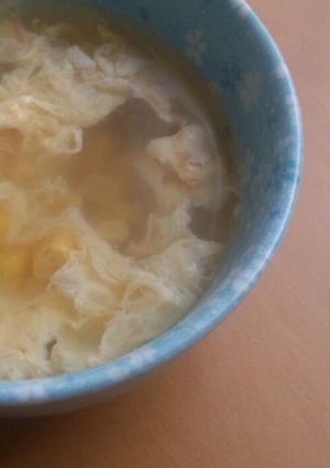 簡単☆ふわふわ卵とコーンのスープ-レシピのメイン写真