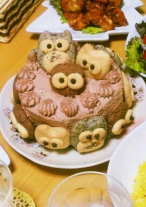 トトロのケーキ♡゜-レシピのメイン写真