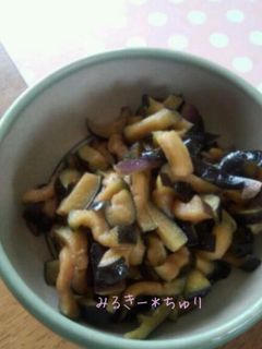 即席*茄子の辛子漬け-レシピのメイン写真