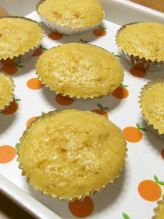 ちびっ子もにっこり♪柚のカップケーキ☆-レシピのメイン写真