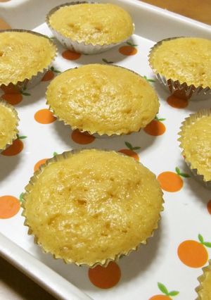 ちびっ子もにっこり♪柚のカップケーキ☆-レシピのメイン写真