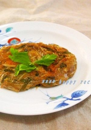 くせになる！ごぼうのチーズちぢみ-レシピのメイン写真