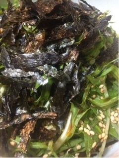 水菜の和風サラダ-レシピのメイン写真
