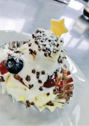 クリスマス ホワイトツリーケーキ-レシピのメイン写真