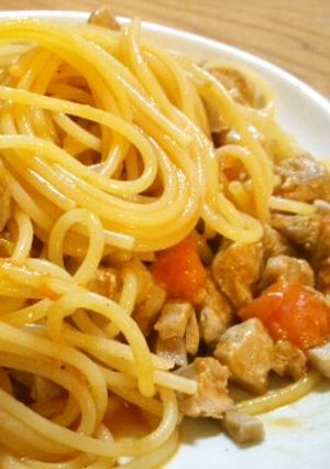 ツナトマパスタ-レシピのメイン写真