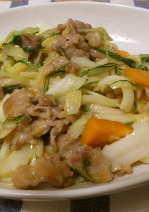 味噌焼きうどん　☆-レシピのメイン写真