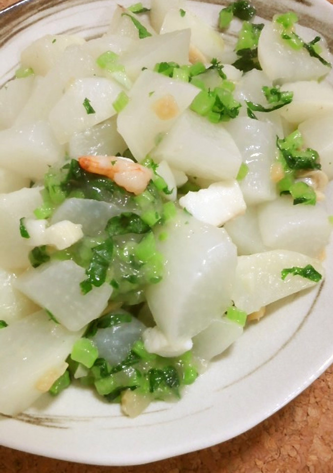 レンジで時短大根の中華風塩炒め-レシピのメイン写真