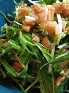 水菜の中華風サラダ-レシピのメイン写真